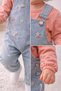 Baby Girl Top and Bottom Set with Floral Embroidery Long Sleeve Cotton Casual Set 100% Cotton - 3