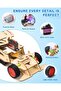 2-in-1 Solar Powered Remote-Controlled Toy Car - 3
