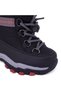 SnowBoot Winter Boots Black with Red - 6