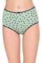 3515 Women's High Waist Bato Panties 4 Pack Patterned L - 4