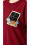 Women's Red Floral Patterned Tunic - 3