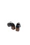Black Genuine Leather Mary Jane Style Block Heels Casual Shoes Retro - 3