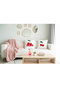 Cherry Patterned Decorative Throw Pillow Cover Set of 2 - Modern Living Room Balcony Pillow 43X43 cm