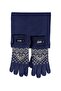 Men's Scarf and Thinsulate Lined Gloves Set with Wooden Gift Box - 3
