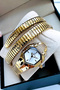 Snake Watch Model - Women's Wristwatch, Waterproof Gold Color Steel Band - Bracelet Gift Dkby2054C2 - 6
