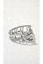 Heart Model Silver Color Metal Latch Clasp 6 cm - 5