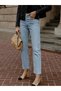 Clara Women's Mom Stretch Fabric High Waist Boyfriend Jeans Denim Jeans Pants - 2