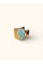 Copper Natural Stone Ring: Quartz, Agate, Onyx, Turquoise, Fluorite, Aventurine, Garnet - 3