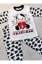 I Love Cow Printed Cotton Combed Children's Pajama Set - 3