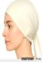 Silicone Flat Bonnet |   Non-Slip Hijab Inner Cap — D Stitch-Free Cream Comfortable and Stylish Use - 3