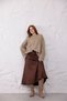 Comfortable Fit Oversized Knitwear Sweater - 6