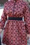 Marin Esinti Patterned Hijab Swimsuit 4-Piece Set with Bonnet and Bag Beachwear - 4
