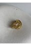 Gold Color Zircon Stone Earrings (1.8 cm) - 5