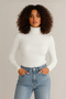 Unisex Ribbed Knit Stretch Fabric Cotton Body Turtleneck Slimfit High Neck Sweater - 4