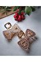 Metal Stone Lilac Color 2-Piece Latch Buckle - 2