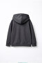 Children's Unisex Basic Zippered Sweatshirt Cardigan - 2