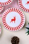 Tabak Evi Porcelain Gold Gilded Deer Cake Plate 20.50cm Set of 6 - 2