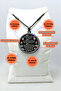 Glazed Seven Verses Seven Esma Distress Relief 60 cm Rolo Chain Locket Necklace - 3