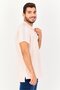 Men Regular Fit Embroidered Logo Short Sleeve Polo Shirt, Pink - 4