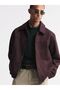 Lcw Vision Plum Comfortable Fit Shirt Collar Suede Men's Jacket - 4