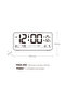 8001-EN Digital Clock LED Brightness Adjustable Temperature Humidity Displaying Alarm Clock Dual... - 2