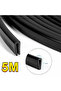 1 Pc 5M Car Door Edge Protector Strip Trim U Shape Guard Seal 11mmx5mm Auto Care sealing s... - 8