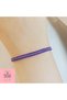 Unisex Double Color Knitted Purple Gray Macrame Rope Bracelet - Gift Surfer Bracelet - Sportsman Bracelet - 4