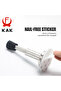 KAK Stainless Steel Door Stopper Non Punch Hydraulic Buffer Damper Wall Protector Wall-Mounted Ru... - 3