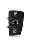 KEYYOU 3 Button Pad Remote Key Pad Shell Fob For Audi A3 A4 A5 A6 A8 Q5 Q7 TT S LINE RS Ca... - 4