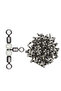 Size3X4 28mm 35kg DNDYUJU 10PCS Solid Ring Fishing Tackle Accessory equipment Fishing Rolling Trip - 6
