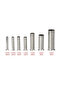 600Pcs 0.5mm2-6mm2 22-10 AWG Non-Insulated Wire Connector Ferrules Electrical Cable Terminal Copp... - 2