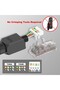10PCS CAT6 - White ZoeRax Tool-Free RJ45 Connector, CAT6A CAT6 Field Termination Plug, RJ45 Tool Le - 2