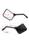 Square Mirror Ultra-Wide-Angle Motorcycle Side Mirror Modified - 2