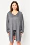 Women 3 Pieces Textured Pajamas Set, Grey