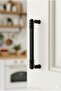 5-Piece Country Matte Black Furniture Handle – 128 mm |   Classic & Strong Design