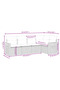 5 Piece Garden Sofa Set with Cushions Black Poly Rattan - 2
