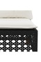 4 Piece Garden Sofa Set with Cushions Black Poly Rattan - 5
