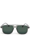 Women Thin Rim Navigator Sunglasses in Grey - 4