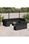 Garden Sofa Set | Black | Poly Rattan | Large | Modular | Garden Sofa Set