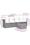 Garden Sofa Set | Black | PE rattan | Large | Modular | Garden Sofa Set - 3