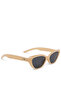Women Skin Cat Eye Sunglasses - 3