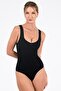 Stitch-Free Seamless Thick Strap Snap-On Bodysuit – Slimming and Firming Slip Corset - 5