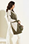 Baklava Patterned Knitwear R7179 Khaki - 2