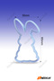 4-Piece Rubatrend Animal Elephant Giraffe Rabbit Bear Cookie Mold Animals Sculpting Cutter - 6