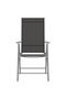Folding Garden Chairs 4 pcs Textilene Black - 2
