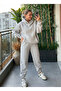 Women's 3 Thread Premium Tracksuit Set O Oversized K Hooded – Comfortable Fit for Winter - 3