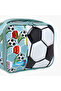 3D Football Print Lunch Bag with Zip Closure - 5