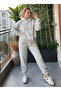 Women's 3 Thread Premium Tracksuit Set O Oversized K Hooded – Comfortable Fit for Winter - 4