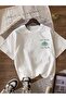 Pasta Printed Round Neck Short Sleeve T-Shirt – Summer Casual - 2