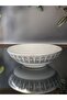 Handmade Porcelain Honey Gray Soup Bowl for 6 People